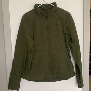 Lululemon Another Mile Jacket in dark olive size 10